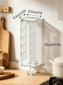 No-Drill Wall-Mounted Storage Box, Transparent Towel Storage Rack, Bathroom Wall-Mounted Organizer, Large Capacity No-Drill Bathroom Storage Rack, Bathroom Towel Storage, Closet Underwear And Clothing Storage, Kitchen Miscellaneous Item Organizer - Multicolor - View 4