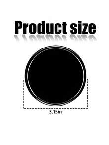 2pcs Washable Heat-Resistant Round Silicone Non-Slip Car Dashboard Sticky Pads, No Residue Reusable Strong Adhesive Gel Pads, Universal Car Interior Phone Holder Anti-Slip Mount Pads - A - View 10