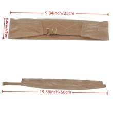 Băng đeo tóc giả nhung chống trượt có lớp lót silicone tích hợp, băng đeo tóc co giãn điều chỉnh được cho tóc giả ren, trang điểm hàng ngày, thể thao, cosplay, 4 màu, Halloween - Xem 5