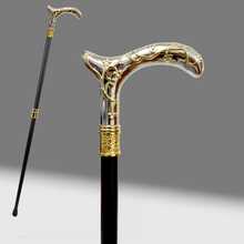 1pc Multi-Color Halloween Gift Grape Vine Pattern Scepter - Vintage Style Alloy Walking Cane, Full Metal Material Gentleman's Cane Cosplay Role Play Scepter Stage Performance Prop, Suitable For School Parties And Events - Grapevine Pattern - View 15