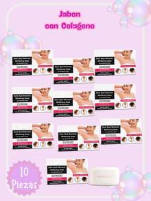Skin Lightening Soap Whitening Armpits Knees And Sensitive Areas With Collagen Moisturizing Soap Collagen Whitening Lightening Soap Lech Aichun Beauty Body And Facial Lightening Soap Removes White Spots - 10 件 - 查看 1