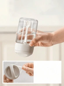 3pcs/2pcs/1pc 250ml Simple&Stylish Kitchen Glass Spice Jars, All-In-One 1.5g/0.053oz Salt Spoon Seasoning Storage Containers, Easy To Clean,Christmas Gifts - 彩色 - 查看 6