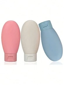 6pcs Travel Refillable Bottles, Suitable For Gel And Shampoo, Leak-Proof, Applicable For Gel, Shampoo, Lotion, Body Wash, Hand Soap And Cosmetics - Multicolor - View 12