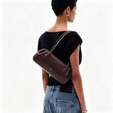 Women's New Baguette Underarm Bag, Vintage Long Shoulder Shoulder Bag, Minimalist Handbag, Daily Commute Bag, Versatile Women's Bag - Coffee - View 3