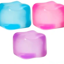 1pc-Multi-Color Stackable Cube Handmade Decor, ASMR Crunchy Fun Ornament Soft, Malleable, Smooth Texture, Suitable For Teens, Adults, -Perfect Gift-Birthday Gift-Ideal Gift-Surprise Gift-Holiday Gift-Seasonal Gift-Gift- - Multicolor - View 4