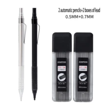 自動鉛筆套組，0.5mm & 0.7mm 精密書寫製圖鉛筆套裝，適用於學生、學校、辦公室、素描與筆記 - 多款 - 查看 13
