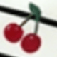 White Cherry Stripes