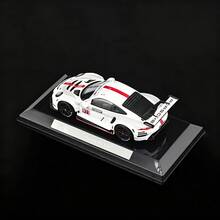 Bburago 1:43 911 RSR White Racing Car High-Fidelity Alloy Die-Cast Model Display Collection Gift - Multicolor - View 5