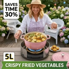 This Multi-Functional Deep Fryer Combines Stewing, Boiling, Braising, Soup Making, Steaming, And Stir-Frying Into One Appliance. It Is Compatible With All Heat Sources And Requires No Assembly. Suitable For Family Restaurants And Outdoor Patios. - View 8