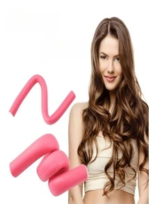10pcs Slouchy Sleep Hair Styling Tools, Fix Hair Strands To Create Curly Hairstyles Without Damaging Hair, Can Be Used During Sleep, Essential For Daily Home Hair Styling, Bedtime Styling Use, 0.4*7 Inches (10pcs/Pack) - Multicolor - View 8