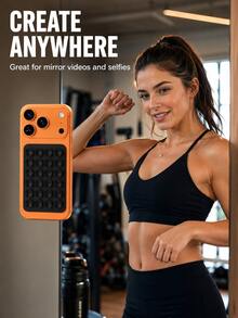 Mobile Phone Silicone Suction Cup 24 Square Suction Cup Mobile Phone Leather Case Silicone Suction Cup Multiple Colors Mobile Phone Holder, Wide Application Range Silicone Suction Cups For Phone Case Self-Adhesive Mount - Multicolor - View 8