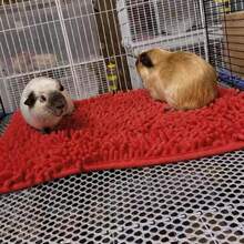 1pc Super Absorbent, Breathable & Non-Slip Pet Sleeping Mat, Washable Small Pet Nest Pad, Suitable For Guinea Pigs, Rabbits, Various Birds, Cats, Reptiles And Amphibians - View 16