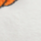 Bleached Rabbit Fur Bright Orange