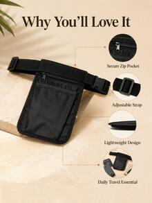 Multifunctional Portable Waist Bag, Adjustable Shoulder Strap Design, Universal Tool Storage Bag, Suitable For Daily Use, Work, Hairdressing And Medical Care - Multiple Styles - View 5