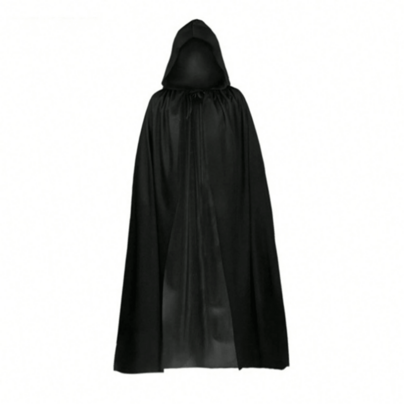 1 pieza Capa de Vampiro de Halloween de 35.4in(S)/47.2in(M)/55.1in(L), Disfraz de Túnica con Capucha de Mago de la Muerte para Fiesta y Cosplay de Adultos