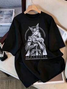 Elden Ring Vintage-Shirt, Gamer-Shirts, Geschenk für ihn, Geschenk für sie, Unisex-T-Shirt - Schwarz - Übersicht 1