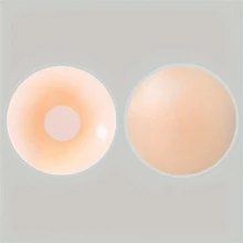 2/6/10/12pcs Reusable Seamless Silicone Nipple Covers, Invisible Self-Adhesive Anti-Protrusion Breast Pads, Comfortable Breathable Easy-To-Clean Lingerie Accessories For Women - Multicolor - View 8