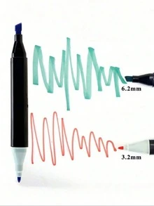 12/24/36/48/60/80 Colors Dual Tip Professional Marker Pen Set - Versatile Brush Pens For Painting, Sketching, Cardboard Comic Design - Unleash Your Artistic Talent, Back To School - Multicolor - View 8