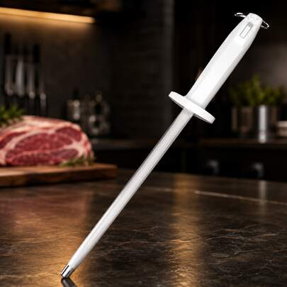 Chaira Afiador e Amolador Profissional de Facas de Churrasco e Cozinha Para Restaurantes Churrascaria Casa Buffet