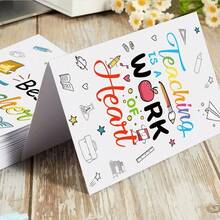 12pcs Teacher Thank You Cards With Envelopes - Multi-Purpose Teacher Appreciation Cards, Suitable For Teacher's Day, Graduation, Retirement And Holidays, Teacher Appreciation Gifts - A - View 10