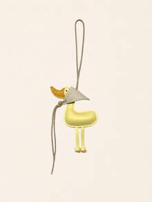 Cute Duck Bag Charm PU Leather Pendant Keychain For Handbags Backpacks Tote Bags Colorful Decorative Accessory Daily Outfit Matching Gift Idea Women Girls Fashion Accessory - Multicolor - View 14