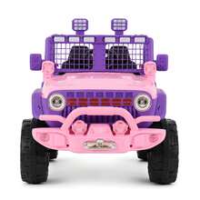 12V Electric 4 Wheeler Off-Road Kids Electric Car For Ages 3-8, 2WD Battery Car For Kids With Parental Remote & Bluetooth Music, 4-Wheel Suspension Ride On Car.Pink - Pink - View 9