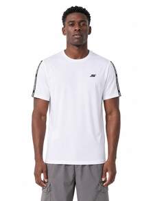 Skechers 純色系列丨舒適抗皺男子通勤百搭圓領短袖 T 卹 - 白色 - 查看 2