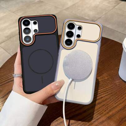 Magnetic Minimalist Premium Phone Case Compatible With IPhone 11 12 13 14 15 Pro Max 16 16 Pro 17 17 Pro Max Galaxy S22 Ultra 23 24 25 26 26 Plus 26 Ultra Pixel 9 9a 9 Pro 10 10 Pro XL 10a 11 11 Pro XL