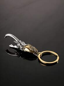 1pc Beetle Bottle Opener Metal Car Keychain Accessory A65 Metal Car Key Ring Pendant Men's Gift Keychain, Suitable For Daily Birthday, Graduation Season Best Gift For Friends - Multicolor - View 4