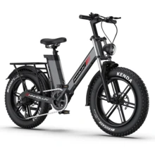 6MSKS Electric Bicycles - Black - View 7