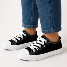 Kids Tennis Shoes - Black - View 2