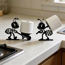 Ant-Shaped Tissue Holder, Creative Multi-Functional Decorative Item For Bathroom, Living Room, Kitchen And Home Tissue Storage - Multicolor - View 2