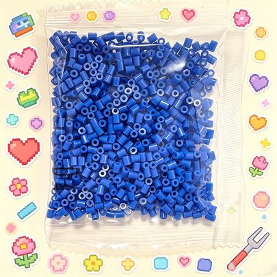1000pcs/Box Manik-manik Perler Berlubang Kecil 2.6mm/0.1 Inci, Set Manik-manik Berwarna-warni - Sempurna untuk Pembuatan Perhiasan DIY, Kepang Rambut, Kalung, Anting-anting, dan Dekorasi - Manik-manik Plastik Berlubang untuk Kerajinan, Cocok untuk Perlengkapan Usaha Kecil