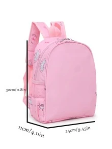 1pc Back To School Personalized Customized Backpack, Casual Versatile K-POP Theme Print, Zipper Closure Nylon Material, Adjustable Shoulder Straps, Hand-Carry, Suitable For School, Commuting, Shopping, Daily Use. Birthday Gift. - One Size - View 12