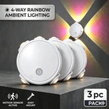 LED Wall Lamp, Bedroom Living Room Corridor Wall Mounted Lighting Fixture - White - View 12
