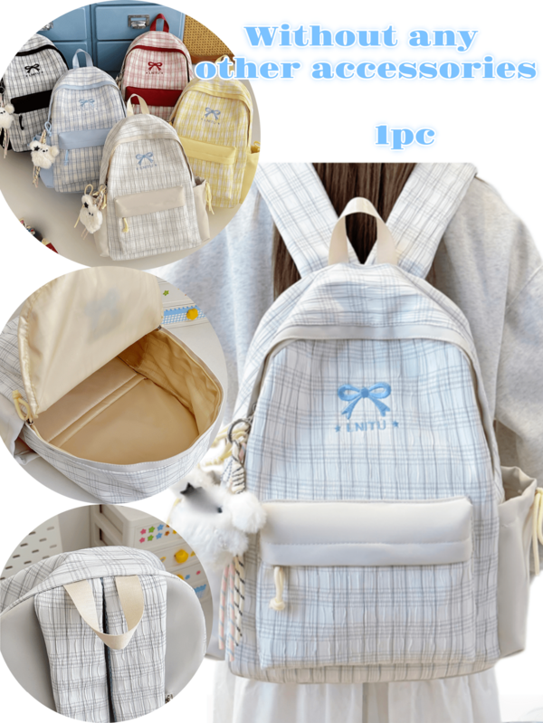 New Back To School Season Classic All-Match Cartoon Fashion Elegant Cute Versatile Large Capacity Simple Portable Travel Backpack Suitable For Any Occasion