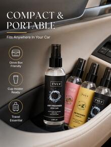 100ml Air Freshener Spray, Jasmine & Sea Breeze Fragrance, Long-Lasting & Aromatic, Alcohol-Free Deodorizer, Suitable For Car/Bedroom/Bathroom/Office/Home, 2-In-1 Body & Hair Refresher, Fresh Fruity Scent, Ideal For Outdoor Camping & RV, Suitable As Gift For Men & Women - Multicolor - View 8
