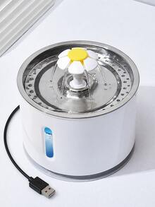 2.4L Pet Water Dispenser, Automatic Filtered Water Bowl, Suitable For Cats And Dogs, With LED Light And Water Pump To Prevent Overheating, Quiet Pet Water Fountain (Adapter Not Included) - Multicolor - View 13
