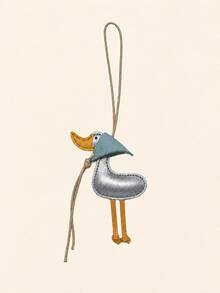 Cute Duck Bag Charm PU Leather Pendant Keychain For Handbags Backpacks Tote Bags Colorful Decorative Accessory Daily Outfit Matching Gift Idea Women Girls Fashion Accessory - Multicolor - View 17