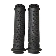 Universal Motorcycle Handlebar Grips | 22mm 24mm MX Gel Rubber Grips With CNC End Caps | Non-Slip Off-Road Motorcycle Handlebar Grips Full Set Suitable For Kawasaki Suzuki - A - View 10