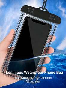 1pc Waterproof Phone Pouch With Charging Port, Compatible With Motorcycles, Postcards, Touch Screen Friendly For IPhone & Android, Outdoor Gear, Travel Essential, Modern Accessory, Compact Design, High Quality - A - View 10