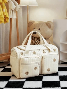 Large Capacity Unisex Diaper Bag, Suitable For Travel And Baby Care, Can Be Used As A General Travel Bag Or Gym Bag - Multicolor - View 13