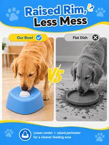 Slow Feeder Dog Bowl - Suitable For Liquid Treats - Spill-Proof And Anti-Slip Design. [Enrichment Toy] Bone Broth Licking Bowl And Yogurt Licking Toy - Ideal For Small, Medium And Large Dogs To Supplement Nutrition - No Battery Required. - One Size Fits All - View 4
