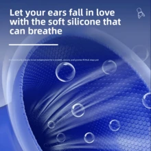 2 Pairs/Box Airplane Pressure Relief Earplugs, Soft Silicone Aviation Noise Reduction Soundproof Travel Business Trip Flight Earplugs; In-Ear Painless Wear Comfortable Quiet Portable - 2 Pairs/box - View 2