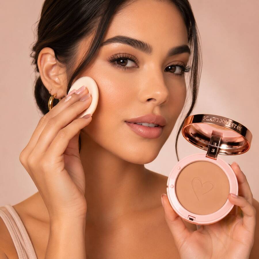 Base En Polvo Flawless Stay - Polvo Compacto Powder Foundation Beauty Creation s - - 4.0 - Ver 1