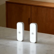 VOLACI 2/4/8pcs Motion Sensor Magnetic LED Night Light, Wireless Wall Lamp, Under Cabinet Lighting, Suitable For Home Bedroom, Hallway, Closet, USB Rechargeable, Long Battery Life - Multicolor - View 13