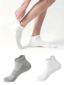 1/10/15/20/30 Pair Men's Summer And Autumn Black And White Outdoor Sports Short Socks. These Casual, Versatile Socks Are Suitable For All Seasons - Multicolor - View 4
