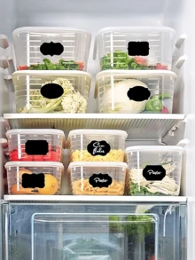 Chalkboard Label Stickers - 1pc/6pcs/12pcs Reusable Waterproof Labels, Various Shapes, Suitable For Kitchen, Spice Jars, Jam Labels, Etc., 6*4 Cm - View 8