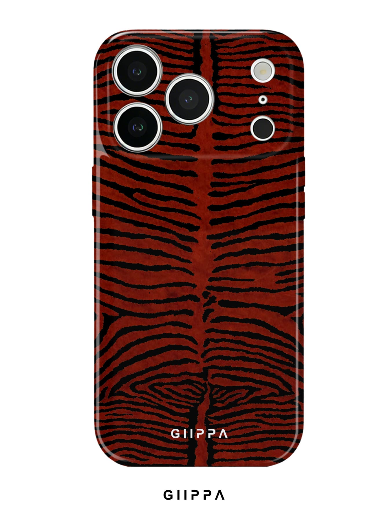 GIIPPA 1件 米色與黑色底色搭配紅色不規則斑馬紋設計,Phone 17 Pro Max 手機殼,相容於 Phone 16 Pro Max、15 Pro Max、14 Pro Max,韓系高端時尚趣味手機殼,相容於 11/12/13/14/15/16 Pro Max Plus,優雅設計適合男女使用,送給女友的聖誕節、情人節、復活節、婚禮季與生日完美禮物! - 黑色 - 查看 1