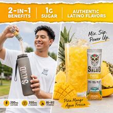 Salud 2-In-1 Energy Drink Powder + Focus, Pineapple Mango, Organic Caffeine, B6 + B12, Theanine, Clean Energy Drink Packets, Agua Fresca Mix, Non-GMO, Gluten Free, Vegan, 1g Of Sugar, (15 Servings) - Pineapple Mango - 查看 4